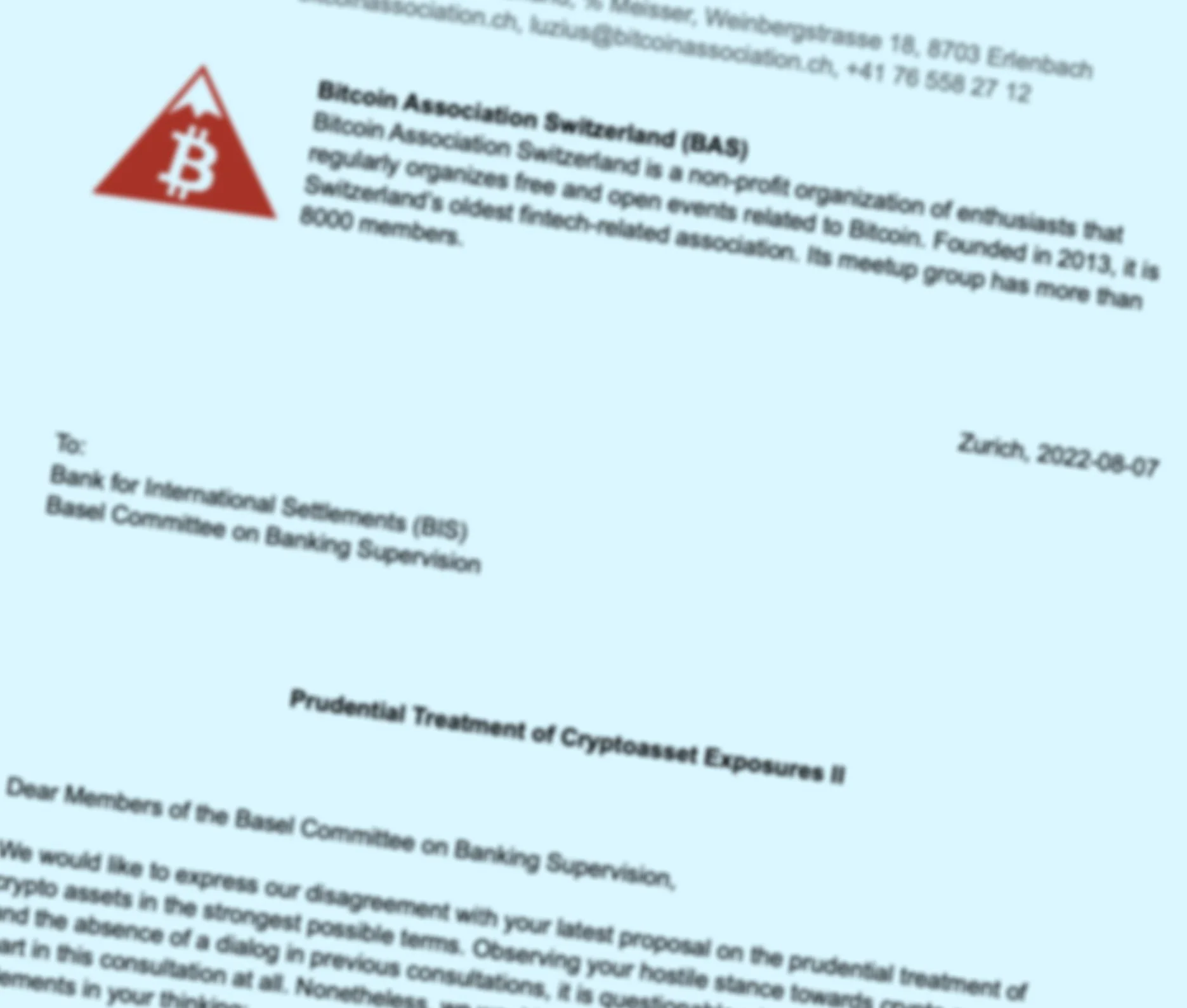 Prudential Treatment of Cryptoasset Exposures II